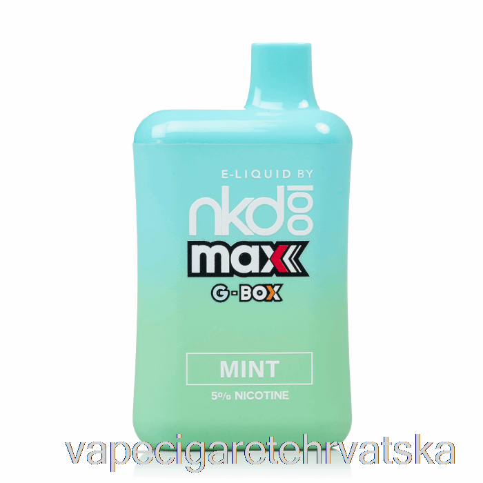 Vape Hrvatska Gbox X Naked 100 5500 Disposable Mint